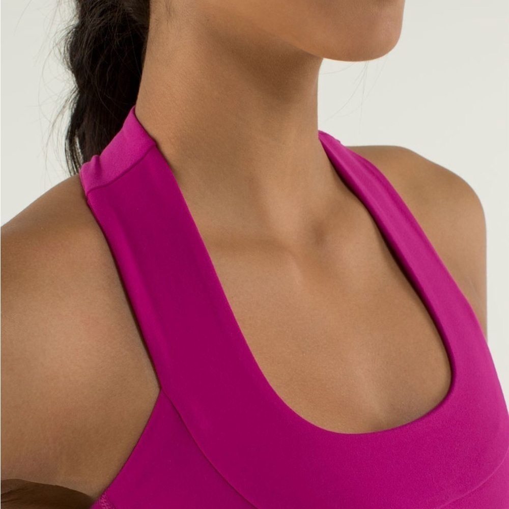 Lululemon | Scoop Neck Tank *Luon in Raspberry Pink Size 4 - Picture 4 of 12